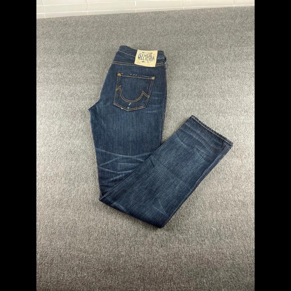 True‎ Religion Dark Wash Mens MFG Co Jeans Sz 31